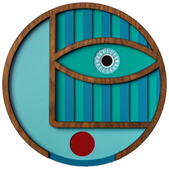 Visage cercle oeil
