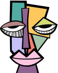 Visage cubiste